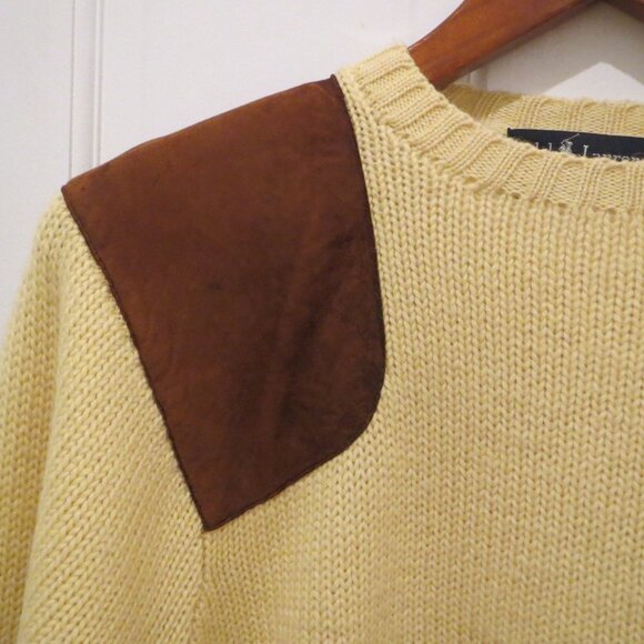 Vintage 100% Wool Ralph Lauren Women's Hunting Shooting Sweater Size Medium - Picture 4 of 9